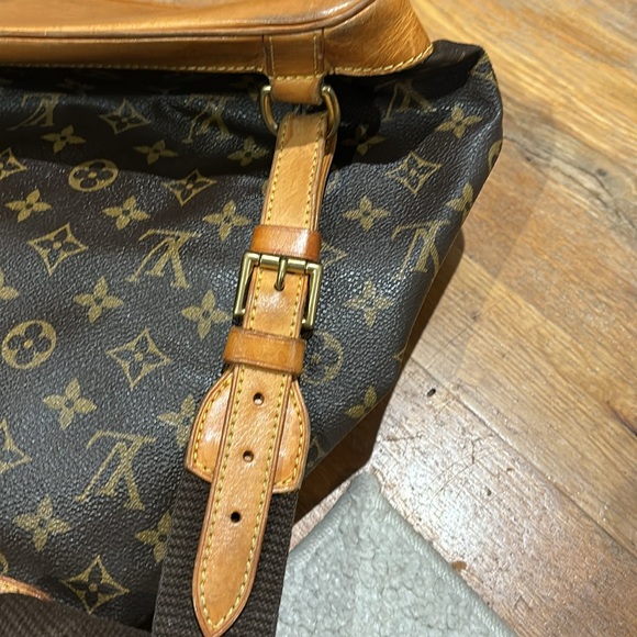 Authentic LOUIS VUITTON LV Monogram Monsouris GM Backpack Rucksack Daypack Brown - Picture 9 of 11